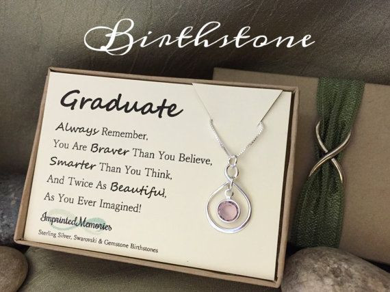 University Graduation Gift Ideas For Her
 Birthstone Graduation Gifts for Girls High School
