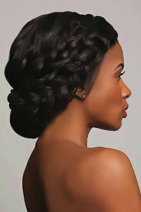 Updo Braid Hairstyles For Black Hair
 42 Black Women Wedding Hairstyles
