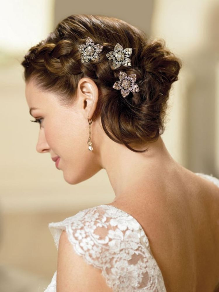 Updo Hairstyles For Bridesmaid
 Elegant Updo Wedding Hairstyles Spring 2015