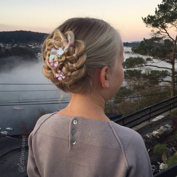 Updos Hairstyles For Little Girls
 57 of the Sweetest Hairstyles That Your Daughter is Sure