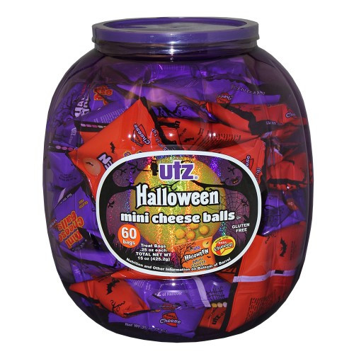 Utz Halloween Pretzels
 UTZ Halloween Mini Cheeseballs 0 25 Oz 60 Ct