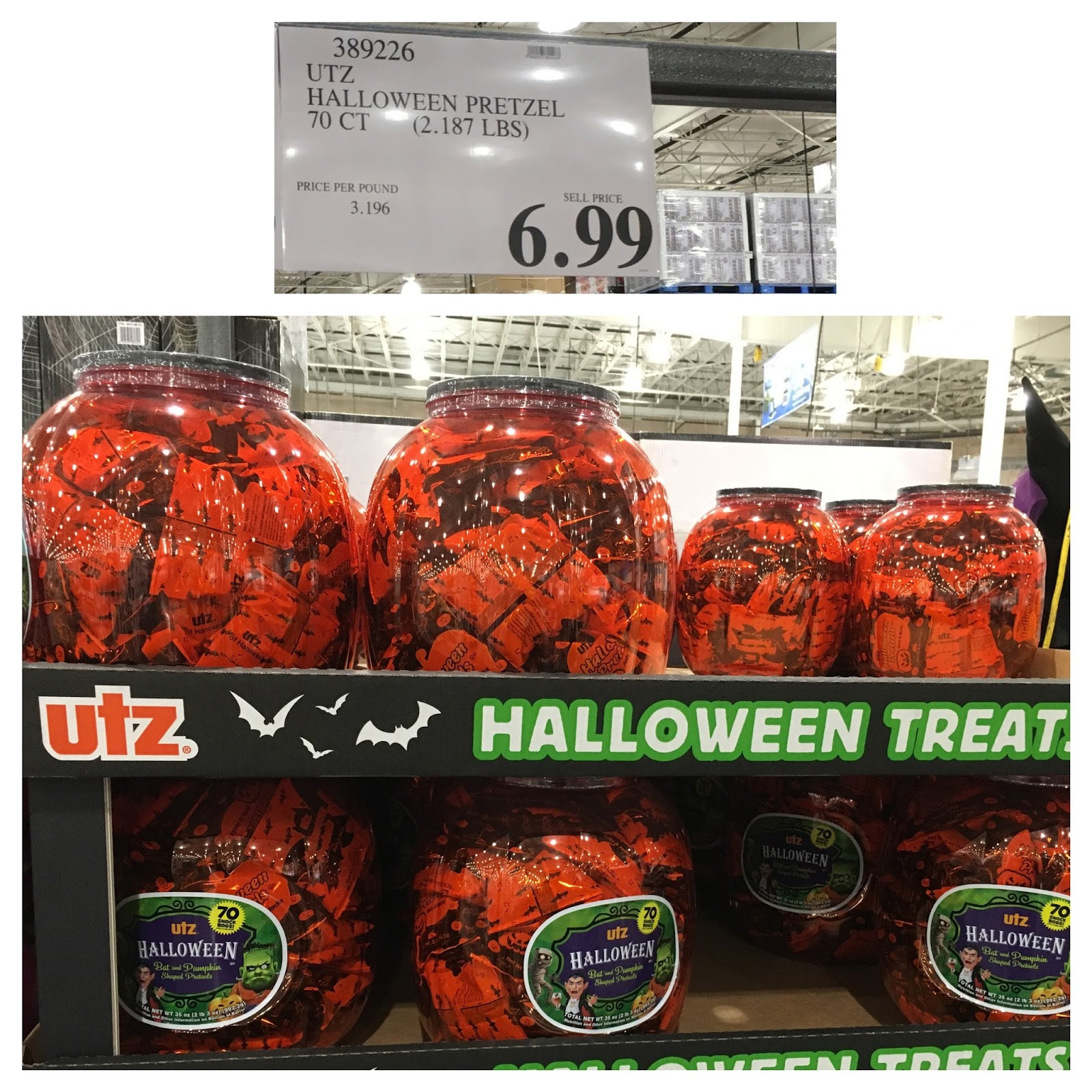 Utz Halloween Pretzels
 the Costco Connoisseur All things Fall Football Pumpkin