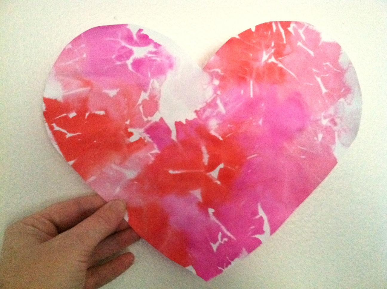 Valentine Art Projects For Preschoolers
 Valentine s Day Painted Heart With A Twist SUPER MOMMY