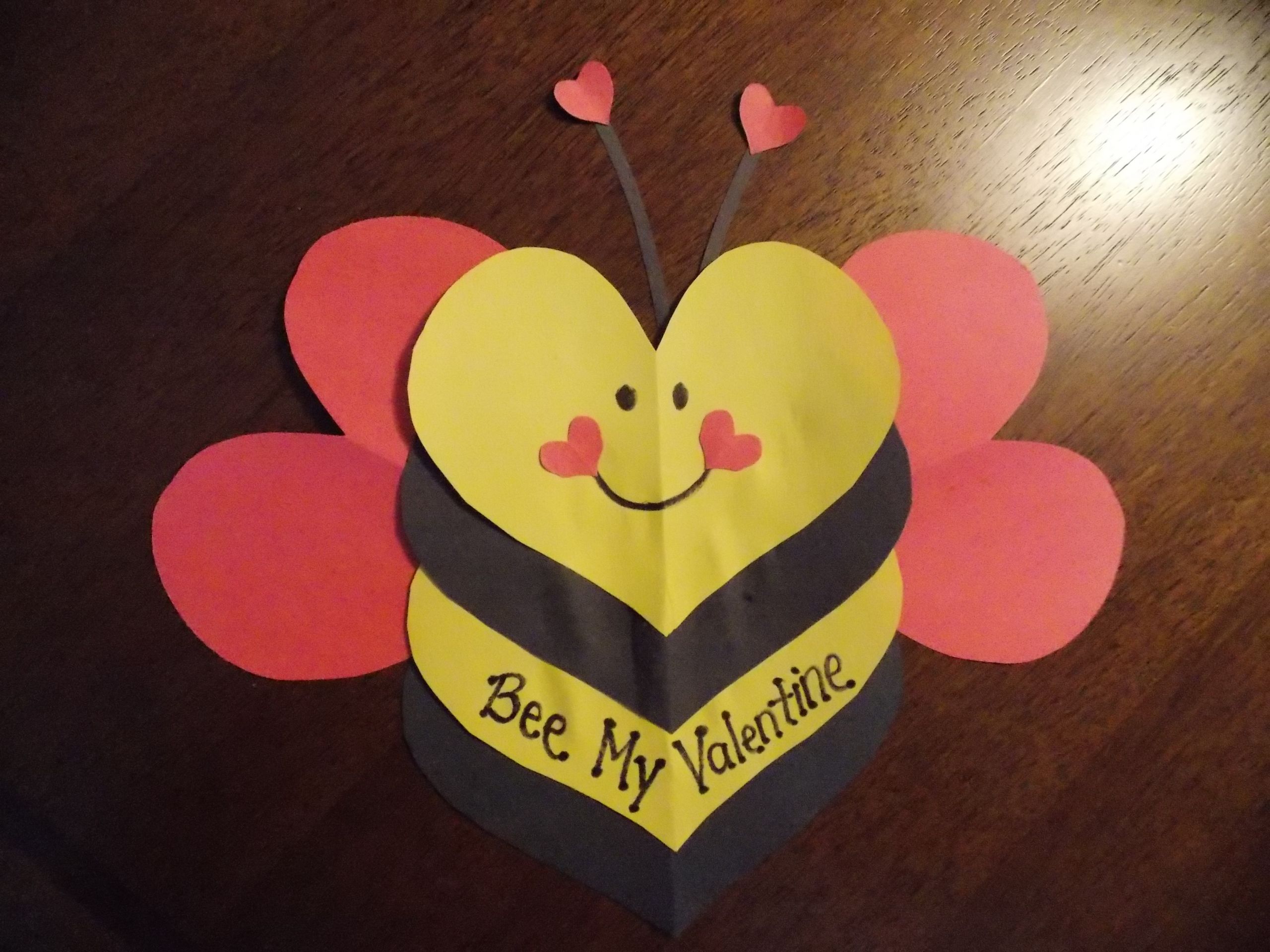 Valentine Art Projects For Preschoolers
 Bee My Valentine Craft Idea for Kids Math in the Middle