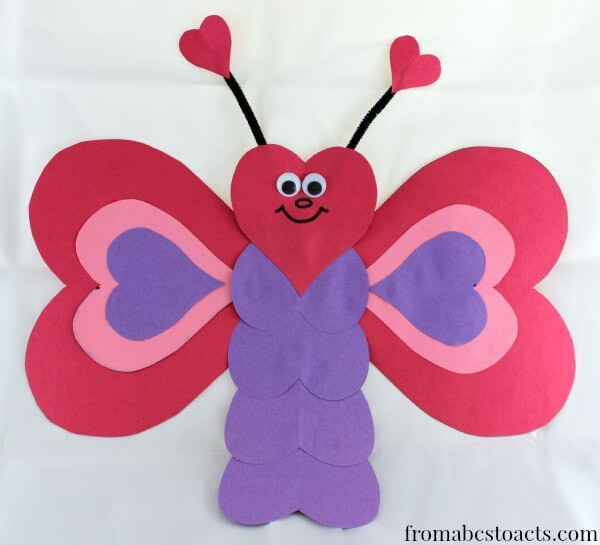 Valentine Art Projects For Preschoolers
 Valentine Crafts for Kids Heart Shaped Butterfly