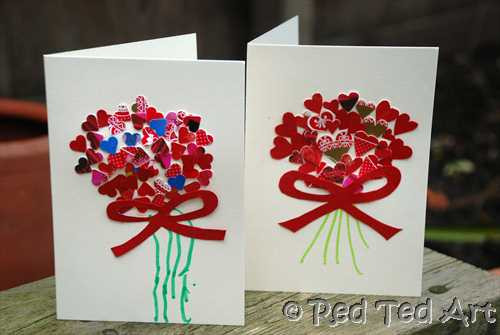 Valentine Cards Craft For Preschool
 Kids Craft Valentine s Handprints & Cards Red Ted Art s