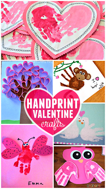 Valentine Cards Craft For Preschool
 handprint valentine crafts for kids
