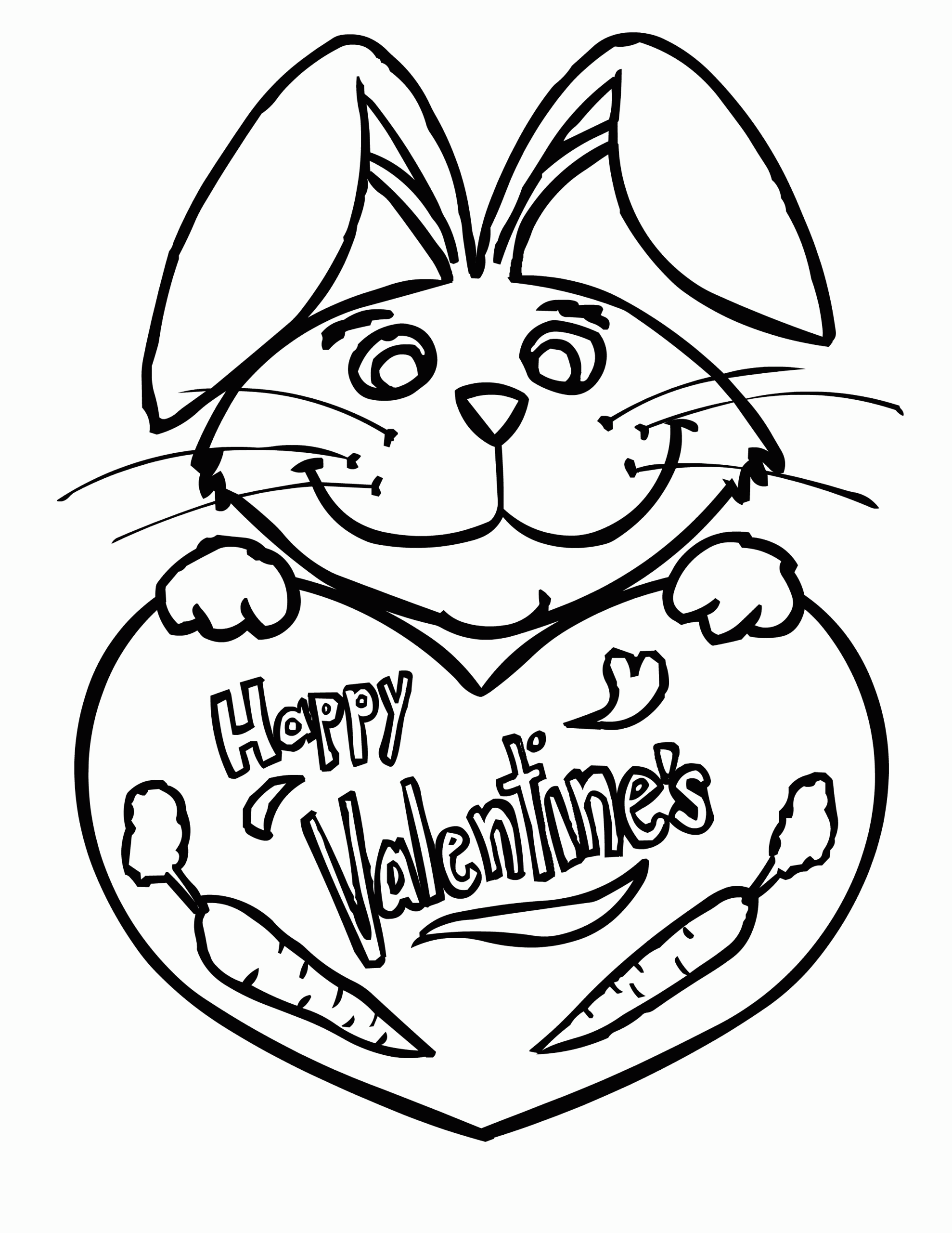 Valentine Coloring Pages For Toddlers
 Free Printable Valentine Coloring Pages For Kids