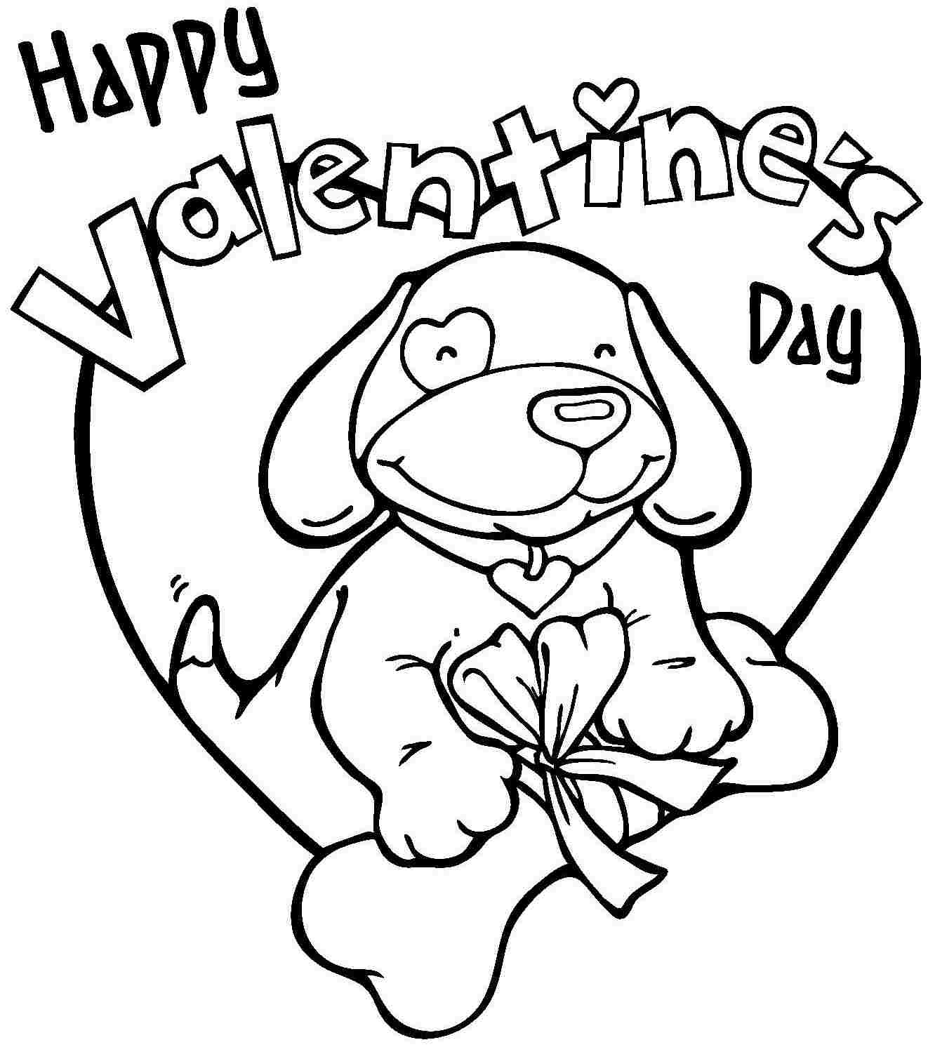 Valentine Coloring Pages Free Printable
 Happy Valentines Day Coloring Pages Best Coloring Pages