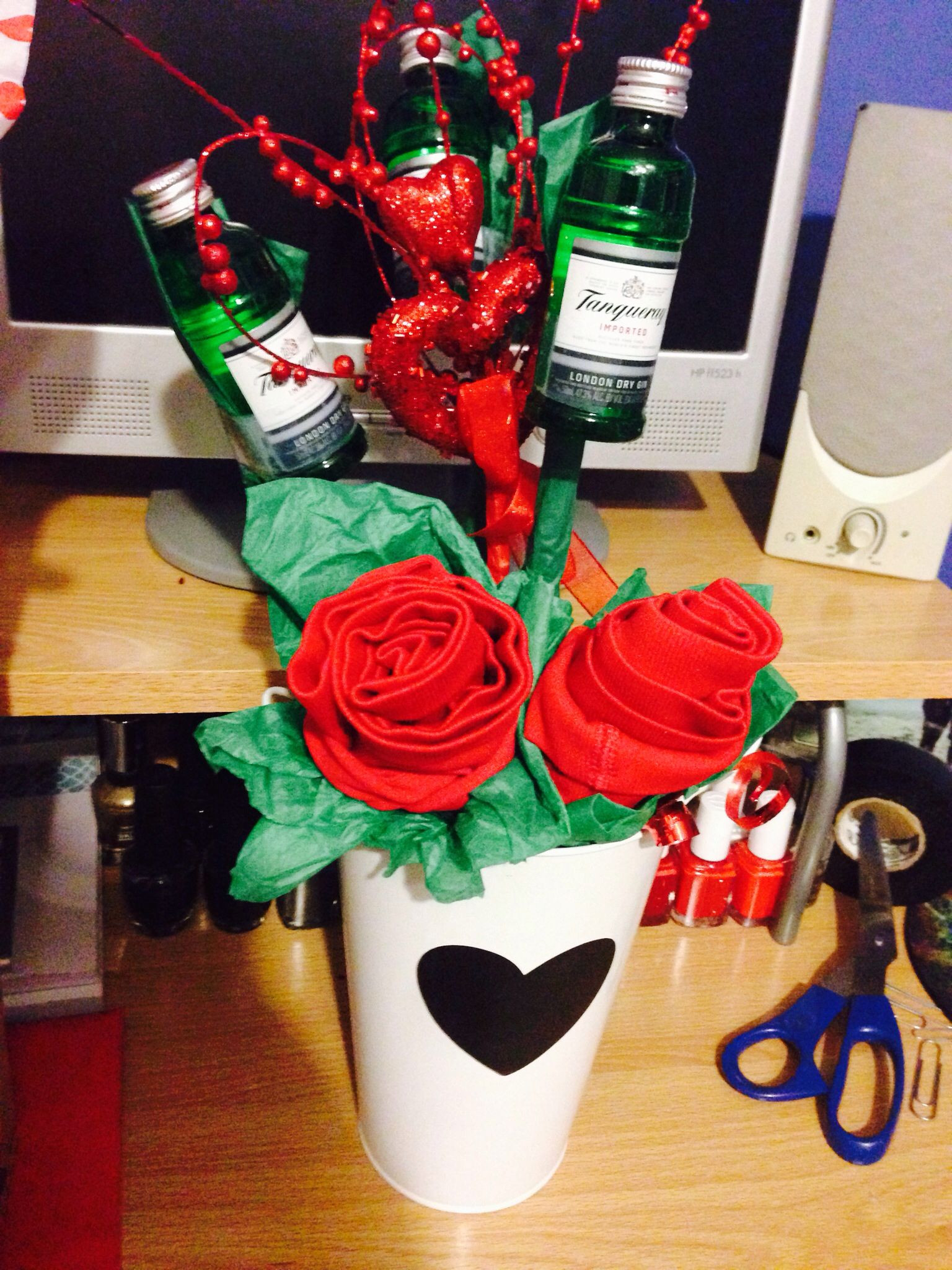 Valentine Day Gift Ideas Target
 DIY Valentines Day t "man bouquet " Pot Tar $1 at
