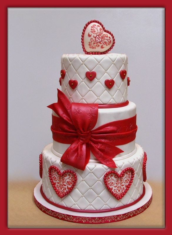 Valentine Day Wedding Cakes
 Valentine Cake Ideas & Inspirations