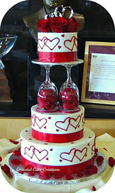 Valentine Day Wedding Cakes
 Elegant Valentine Wedding Cake