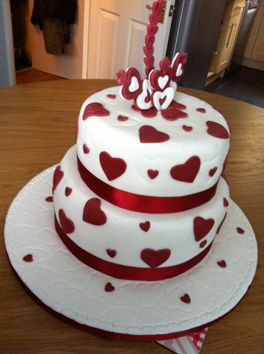 Valentine Day Wedding Cakes
 valentine wedding cake
