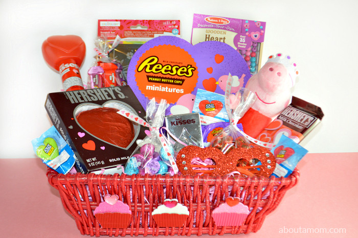Valentine Gift Baskets Kids
 Valentine s Day Basket Ideas for Kids About A Mom