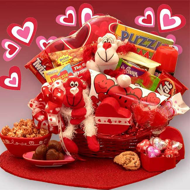 Valentine Gift Baskets Kids
 A Little Monkey Business Kids Valentine s Gift Basket