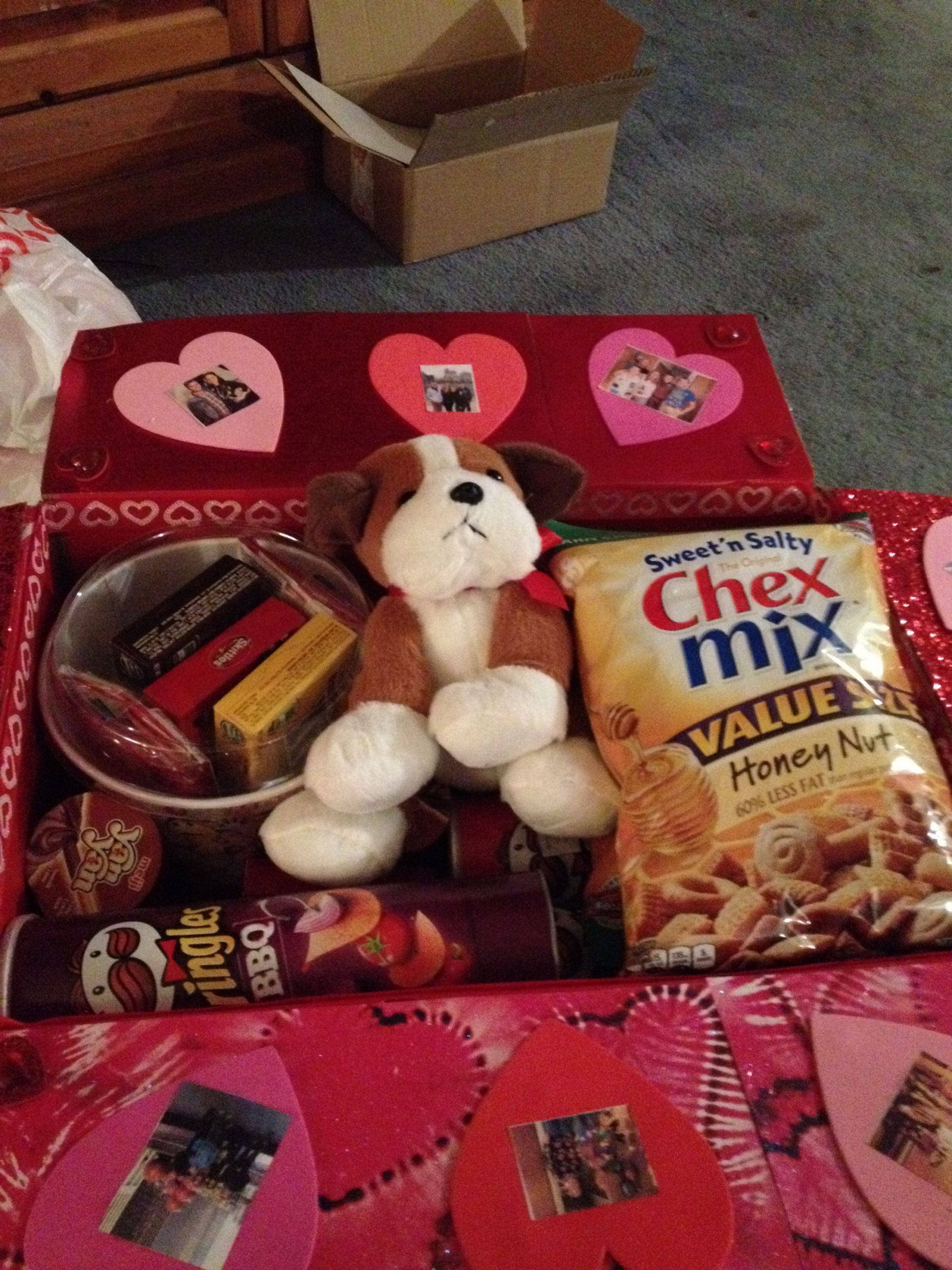 Valentine Gift Ideas For College Students
 Valentine Care package for college students