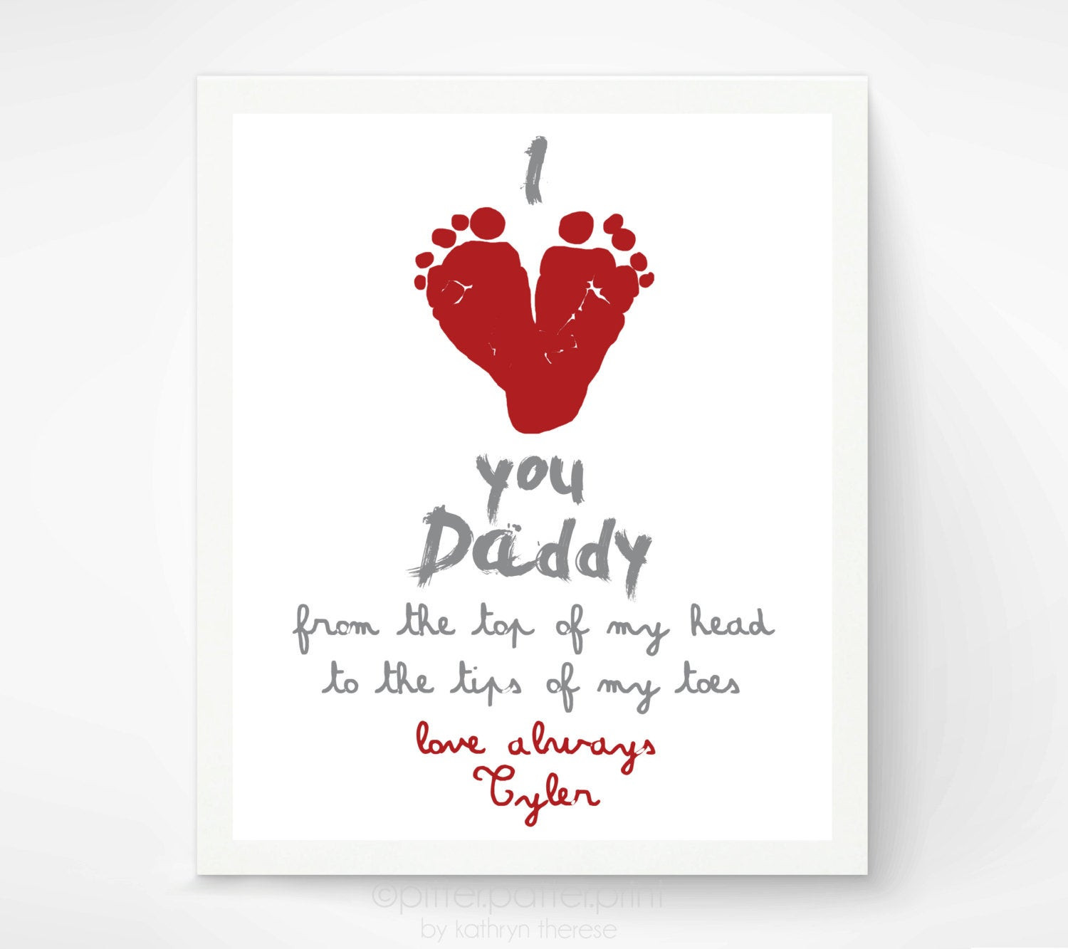 Valentine Gift Ideas For Father
 Valentines Day Gift for New Dad I Love You by