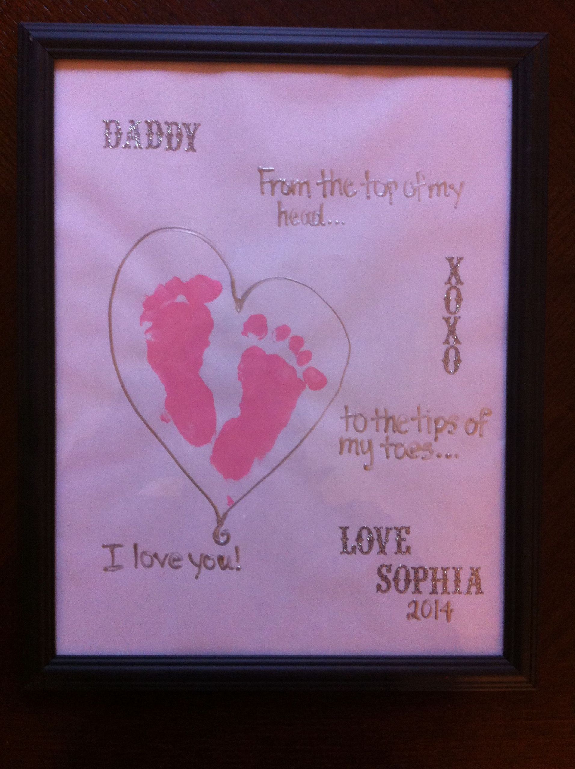 Valentine Gift Ideas For Father
 Valentines day t idea made this for my husband from