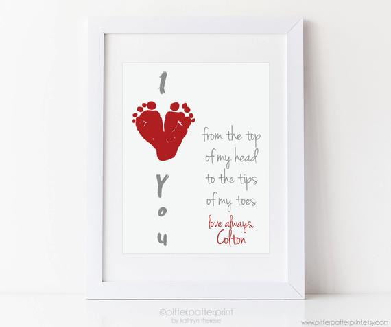 Valentine Gift Ideas For Father
 Valentines Day Gift for New Dad from Baby s First