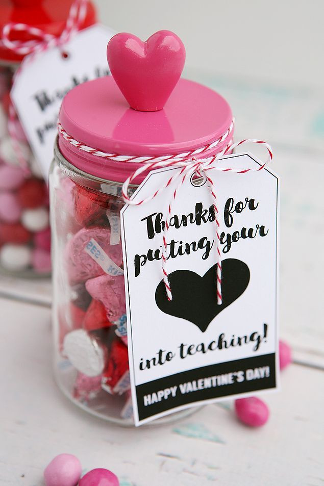 Valentine Office Gift Ideas
 Thanks For Putting Your Heart Into Teaching