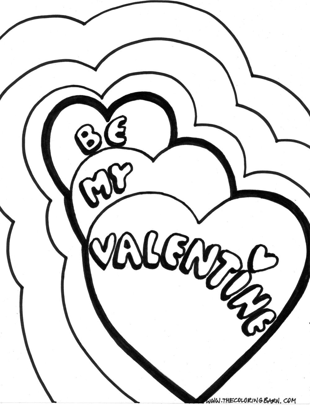 Valentine Printable Coloring Sheets
 Free Printable Valentine Day Coloring Pages
