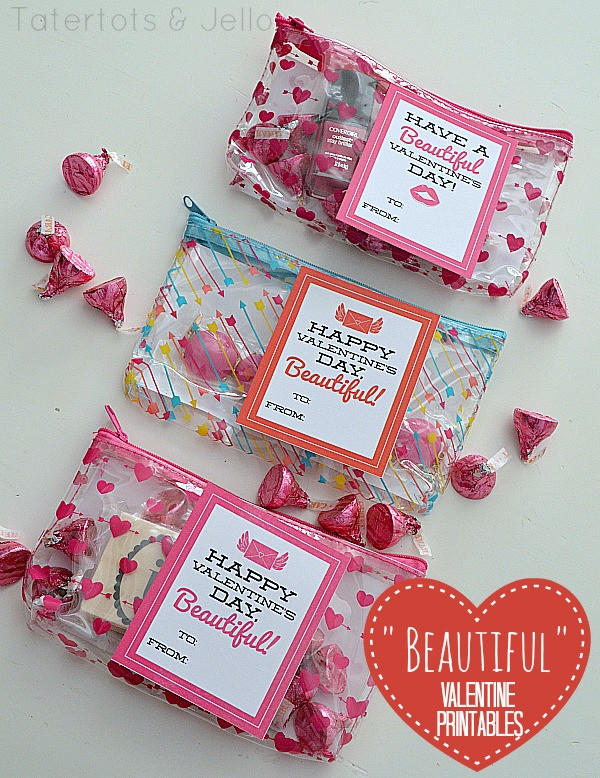Valentine Sweet Gift Ideas
 "Beautiful" Valentine s Day Printables Tween or Teen