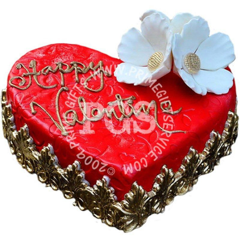 Valentine'S Day Brownies
 Send Heart Shape Special Valentine s Day Cake from