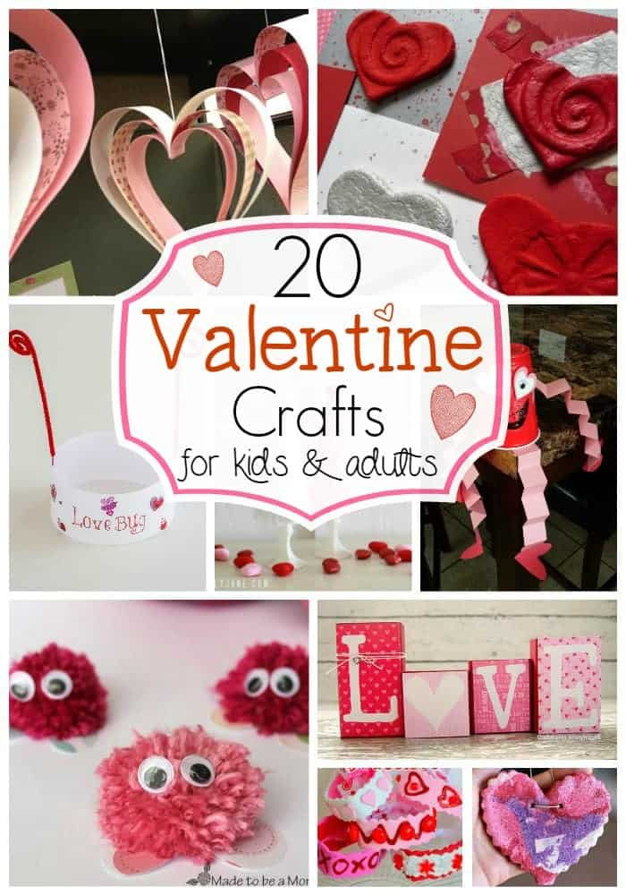 Valentine'S Day Craft Ideas For Adults
 Valentine’s Day Crafts