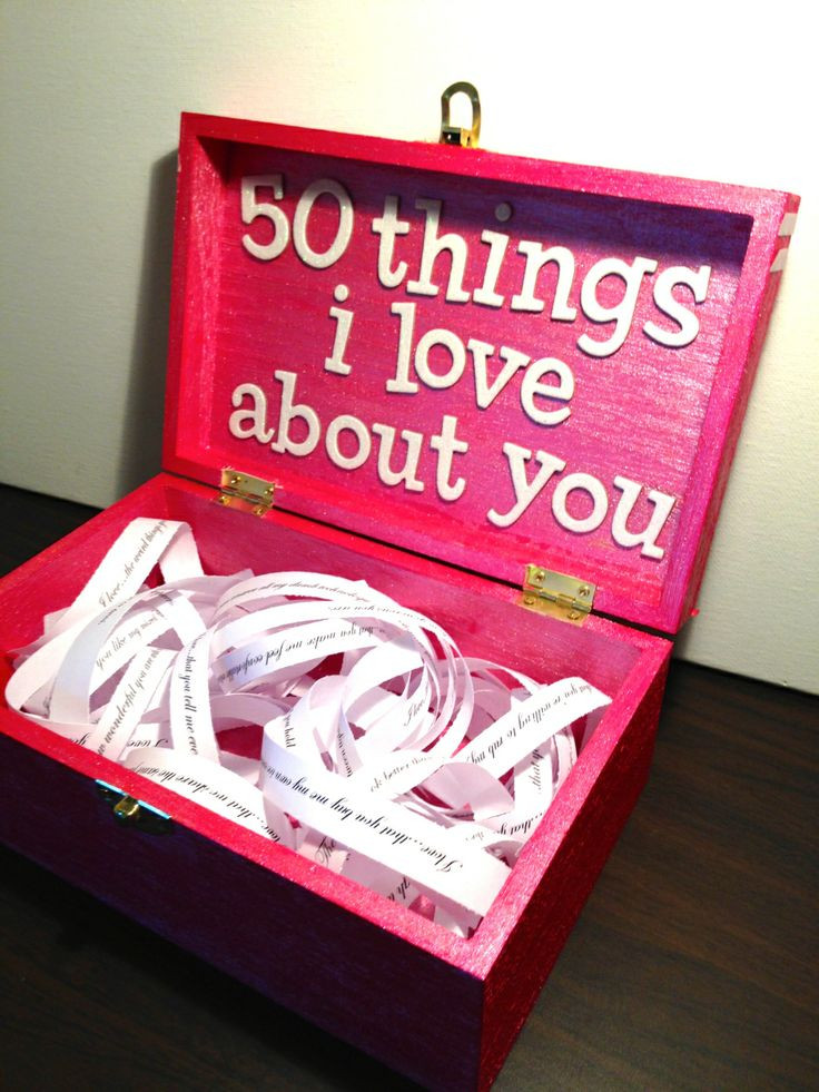 Valentine'S Day Gift Ideas For Girlfriend
 Valentine’s Day 50 Things I Love About You