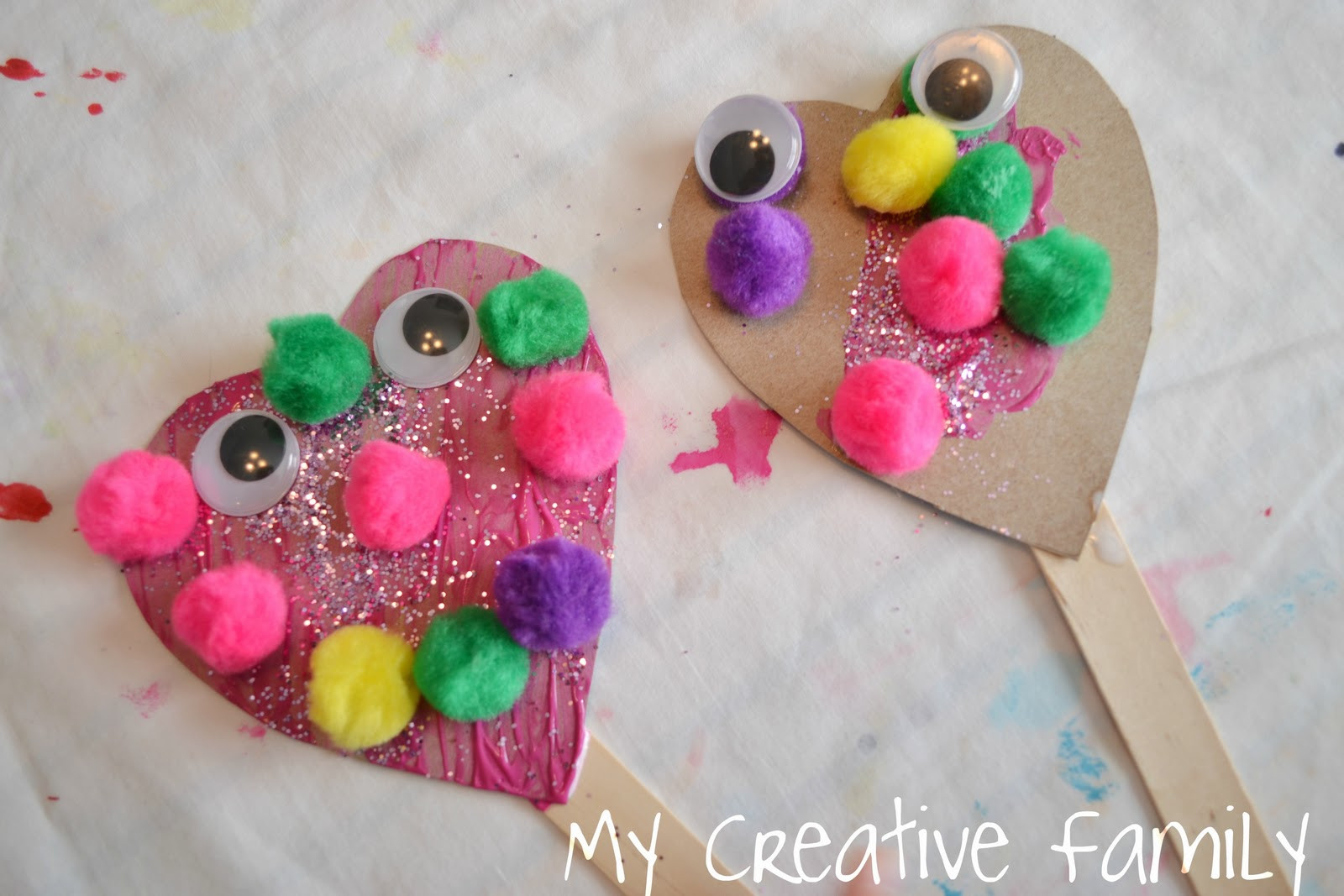 Valentines Craft Ideas For Preschoolers
 Preschool Crafts for Kids Valentine s Day Heart Puppets Craft