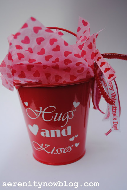 Valentines Day Food Gifts
 Serenity Now Simple Valentine s "Hugs and Kisses" Bucket