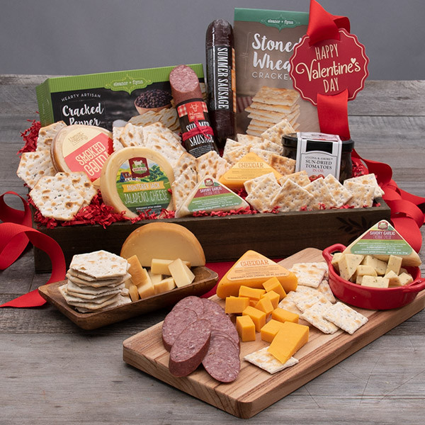 Valentines Day Food Gifts
 Snacks for My Sweetheart by GourmetGiftBaskets