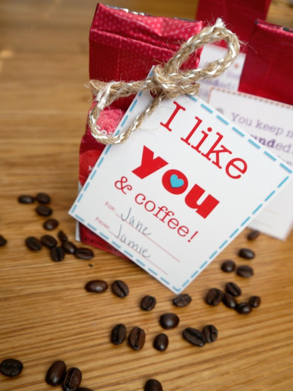 Valentines Day Gift Ideas For Coworkers
 the Love 11 I like you and coffee valentine