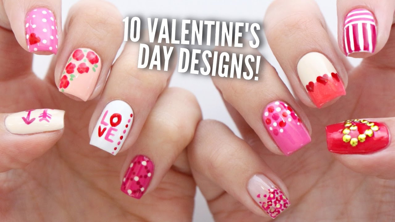 Valentines Day Nail Designs
 10 Valentine s Day Nail Art Designs