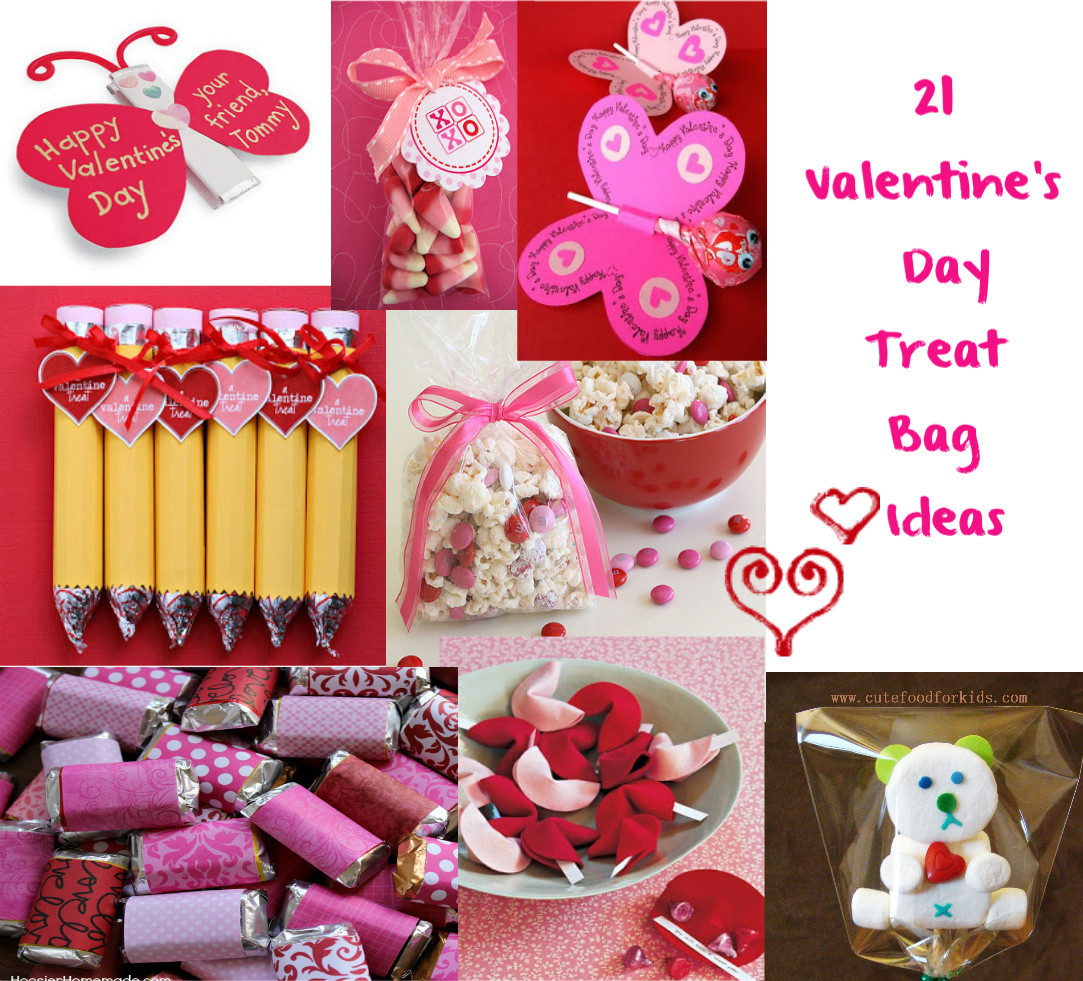 Valentines Gift Ideas For Kids
 Cute Food For Kids Valentine s Day Treat Bag Ideas