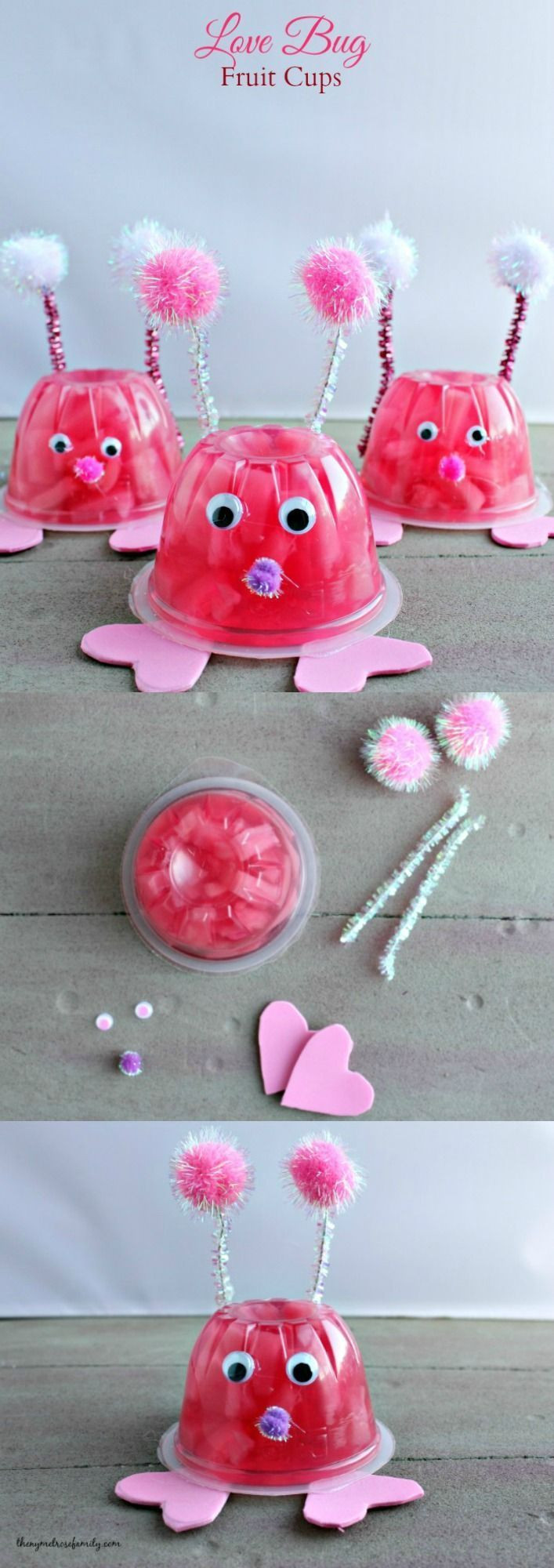 Valentines Gift Ideas For Kids
 Valentines Day Ideas for Kids Love Bug Fruit Cups