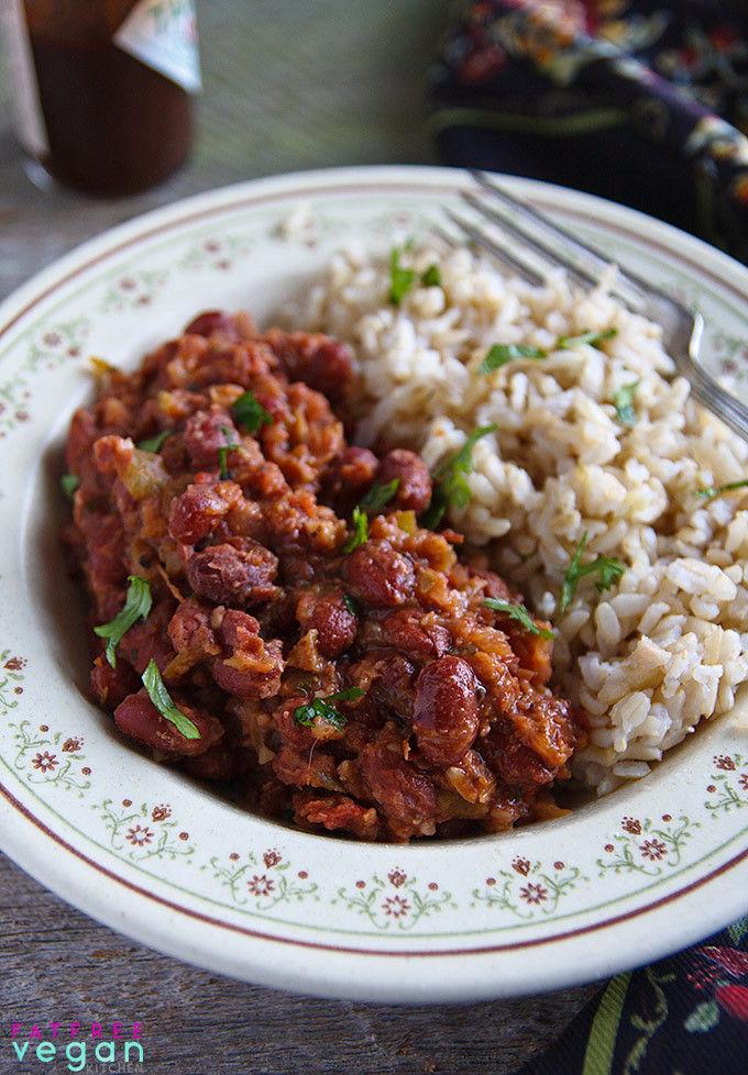 Vegan Beans And Rice
 Easy Red Beans and Rice