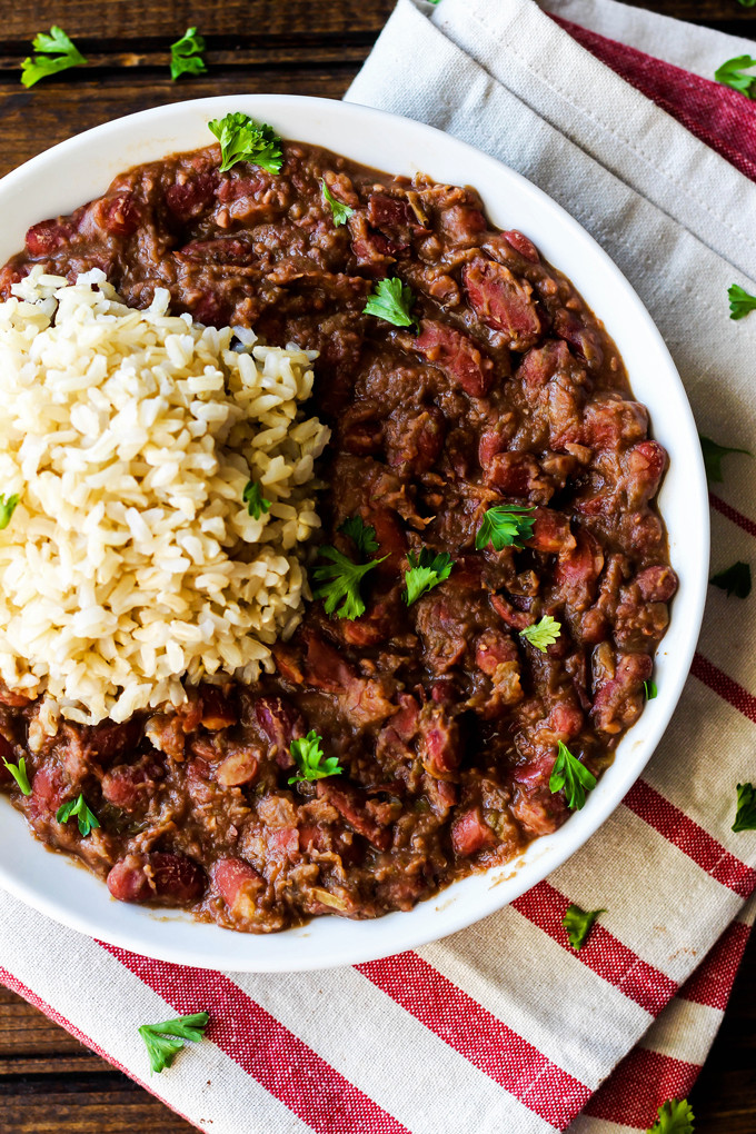 Vegan Beans And Rice
 Cajun Style Vegan Red Beans and Rice – Emilie Eats