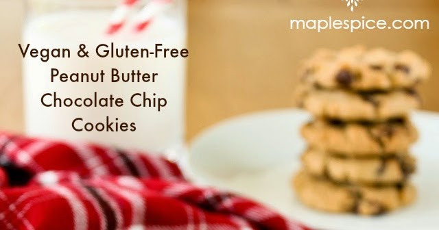 Vegan Gluten Free Peanut Butter Cookies
 maple•spice Vegan & Gluten Free Peanut Butter Chocolate