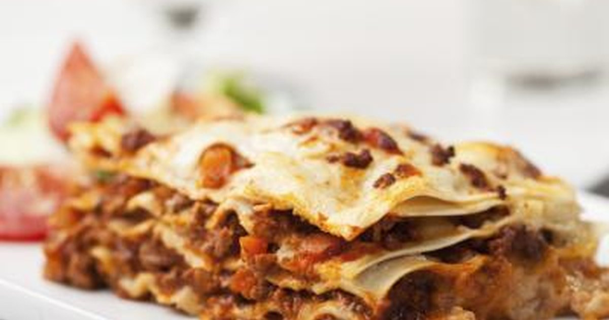 Vegetable Lasagna Calories
 Calories in Meat Lasagna