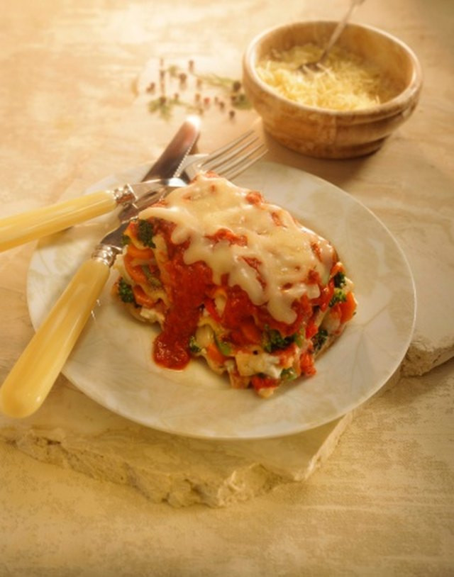 Vegetable Lasagna Calories
 Calories in Veggie Lasagna