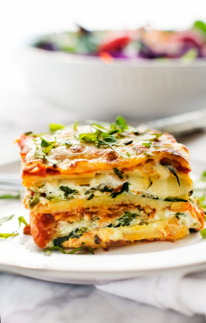 Vegetable Lasagna Recipes
 Easy Ve able Lasagna Recipe Gluten Free Wendy Polisi
