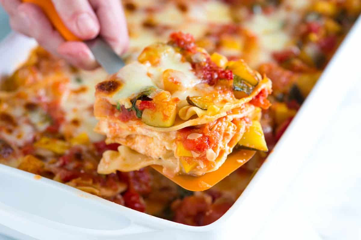 Vegetable Lasagna Recipes
 Easy Ve able Lasagna Recipe