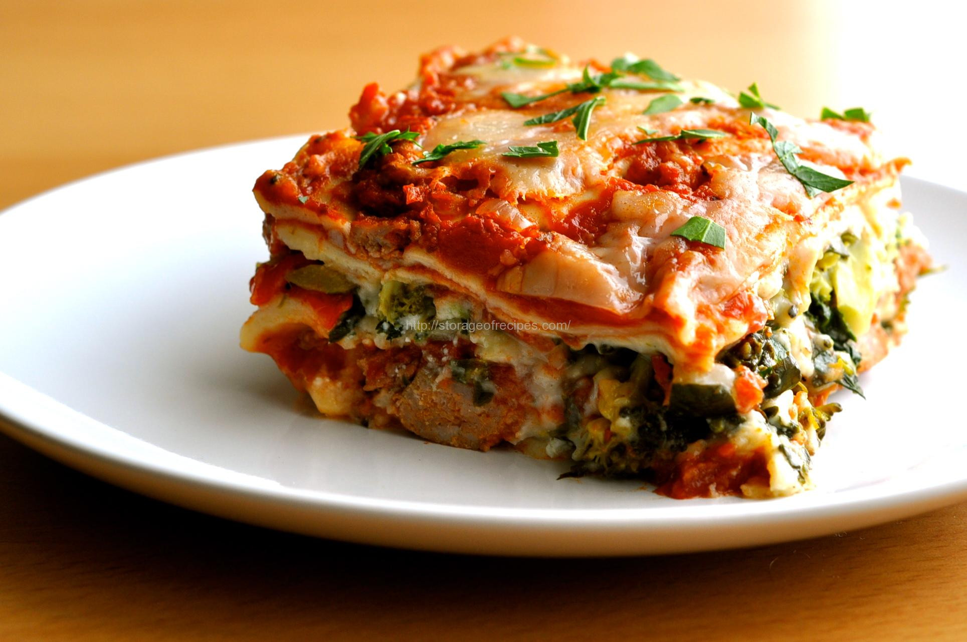 Vegetable Lasagna Recipes
 Ve able lasagna Cooking Recipe