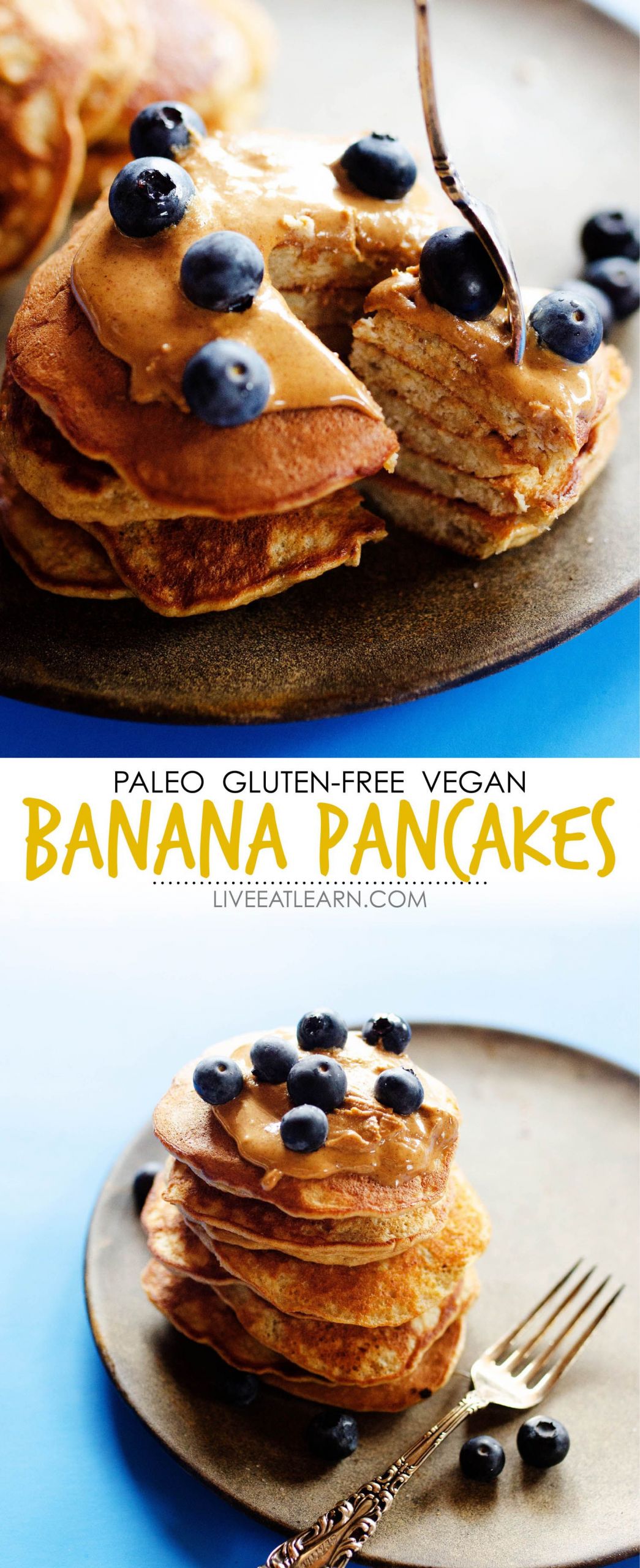 Vegetarian Banana Pancakes Recipe
 Paleo Banana Pancakes Recipe