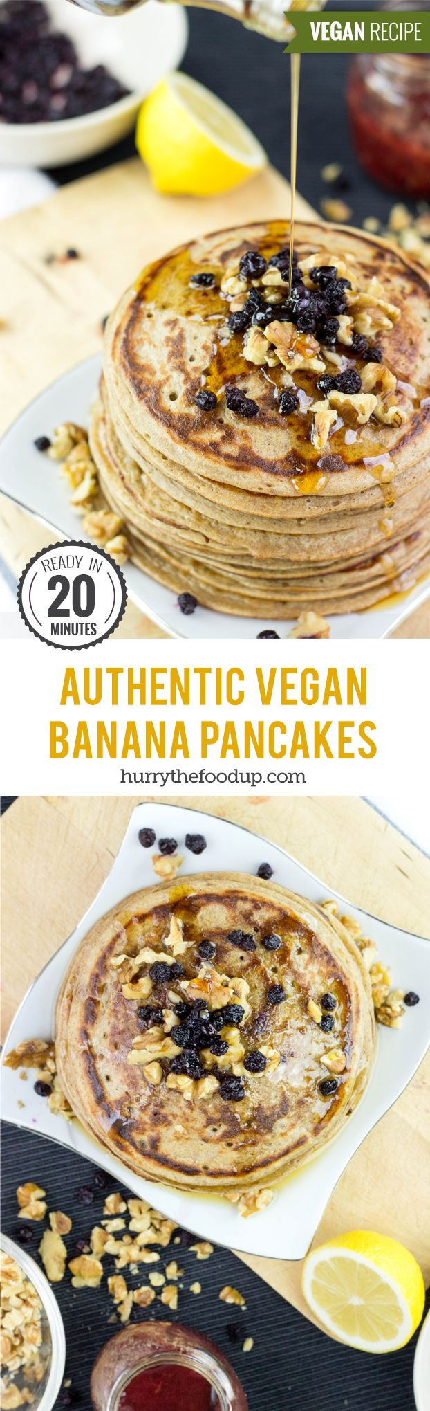 Vegetarian Banana Pancakes Recipe
 Authentic Vegan Banana Pancakes Recipe