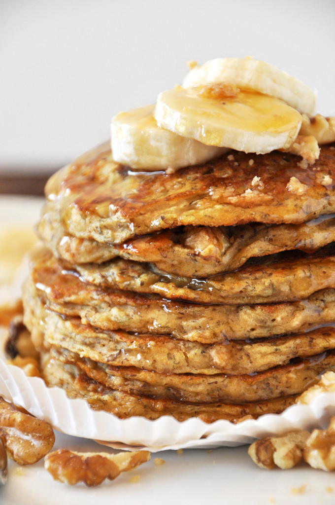 Vegetarian Banana Pancakes Recipe
 Vegan Banana Nut Muffin Pancakes