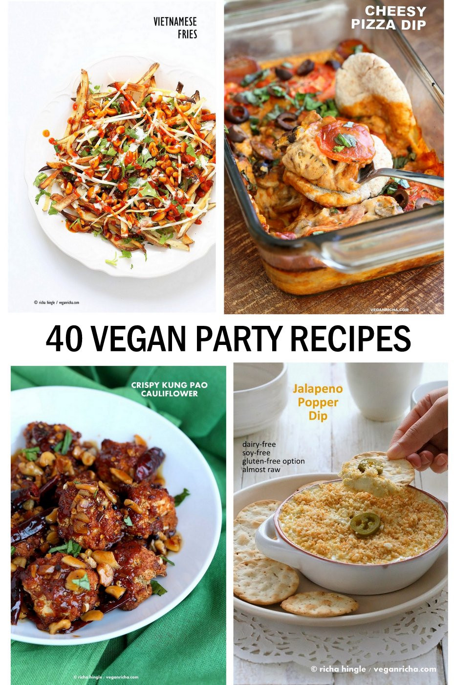 Vegetarian Birthday Party Food Ideas
 40 Vegan Party Food Recipes Vegan Richa