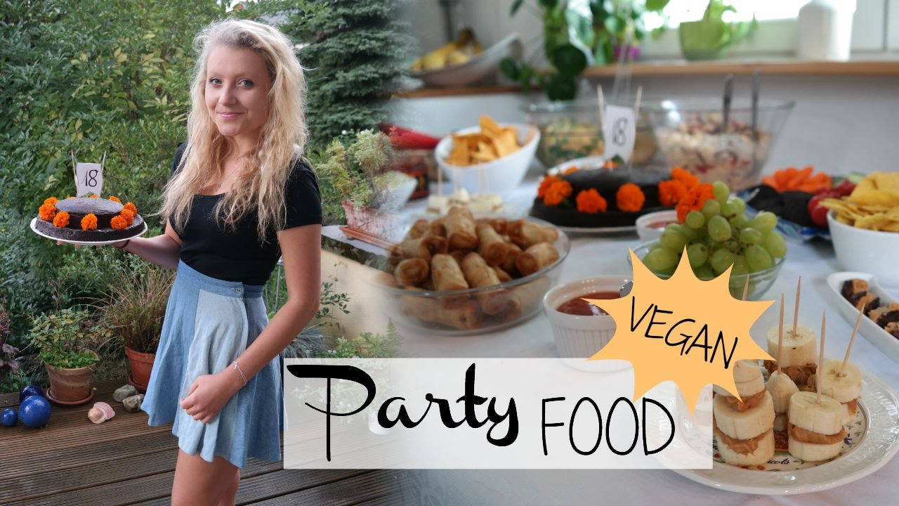 Vegetarian Birthday Party Food Ideas
 VEGAN PARTY FOOD 🎉 my Birthday veeveeloe