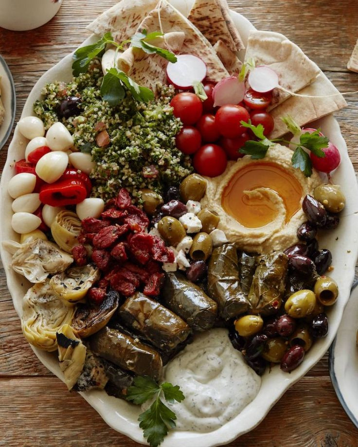 Vegetarian Birthday Party Food Ideas
 Ve arian Mezze Platter from